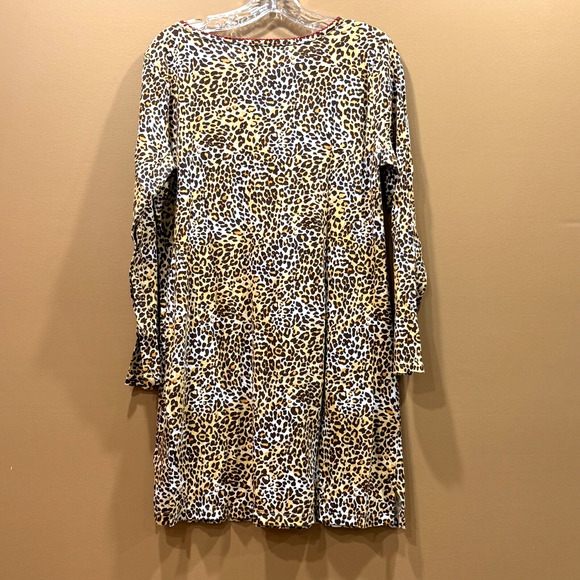 Charter Club Sleep Shirt Womens Leopard Print Size M/L Nightgown Cotton NWOT - Picture 2 of 7